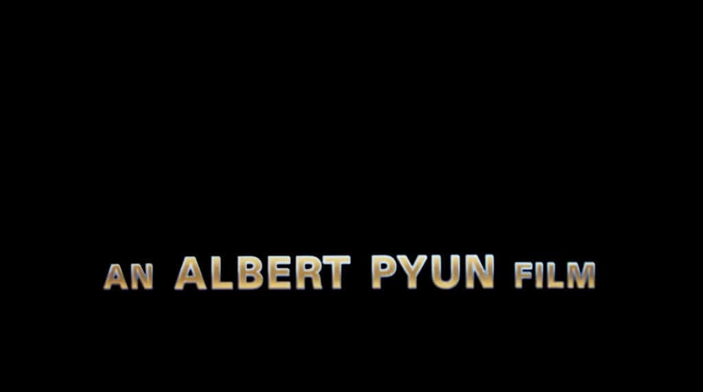 Title card that says "An Albert Pyun Film"