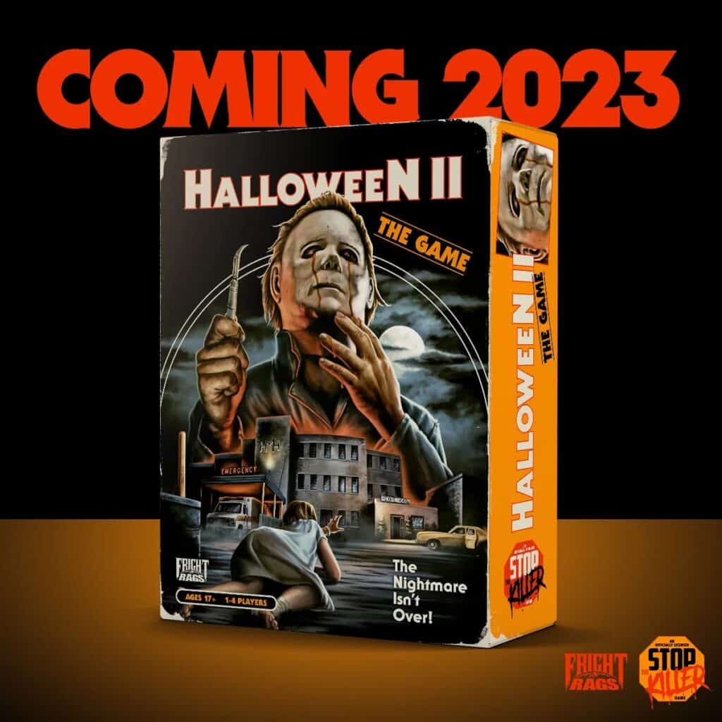Halloween II board game Stop the Killer Fright Rags