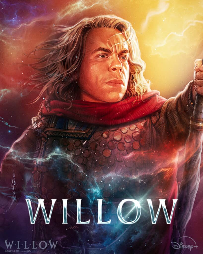 Willow TV series posters feature 10 of the Disney+ shows characters