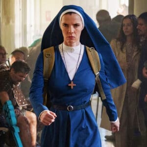 Peacock has released a full trailer for Mrs. Davis, a series about a nun played by Betty Gilpin taking on an all-powerful AI