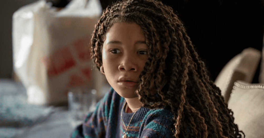 Storm Reid in Missing (2023).