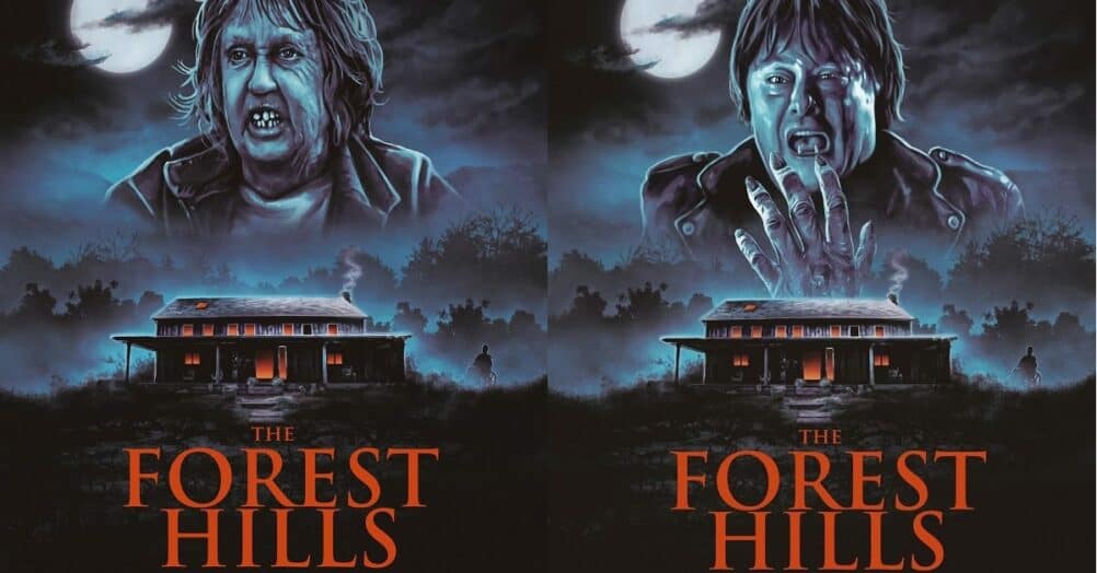 New character posters for the creature feature The Forest Hills show the characters played by Edward Furlong and Shelley Duvall.