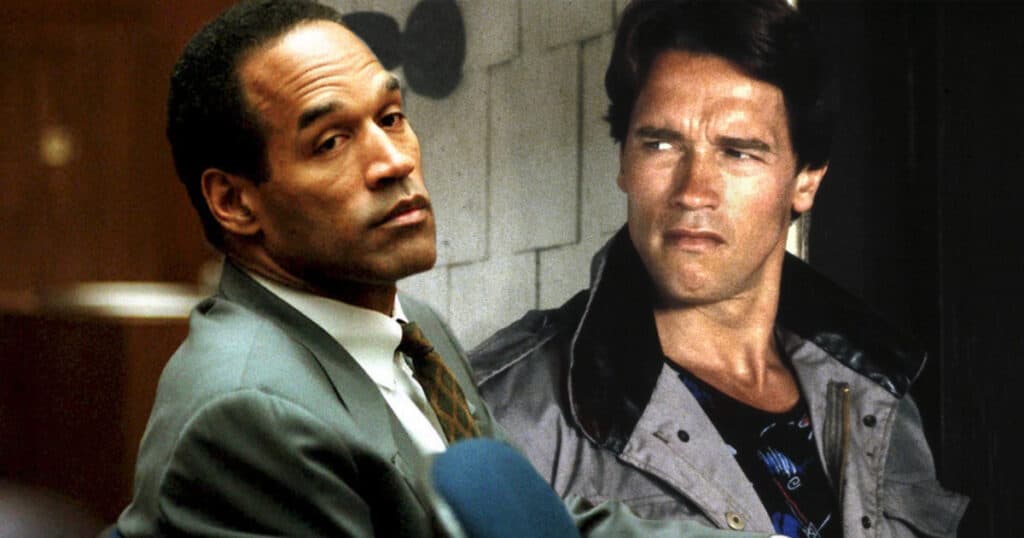 The Terminator, O.J. Simpson, Arnold Schwarzenegger, James Cameron
