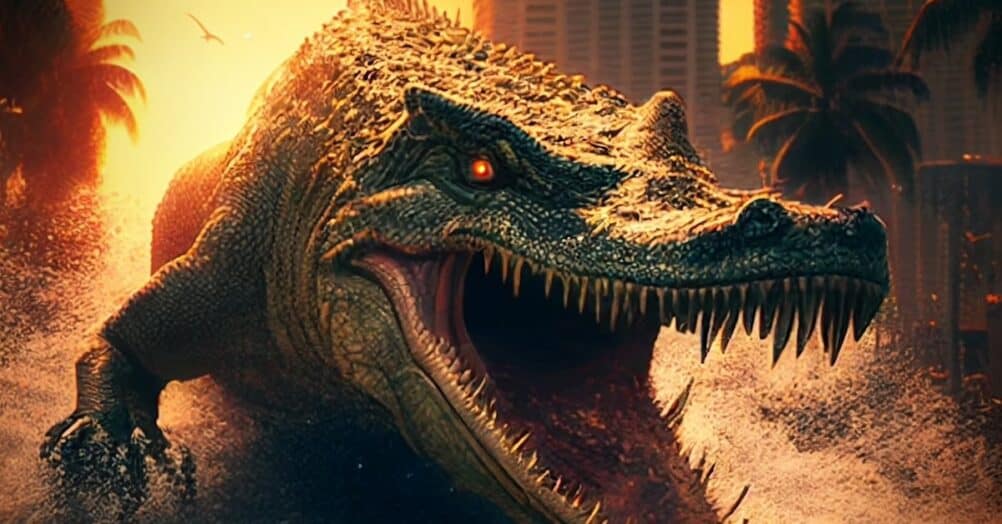 The Asylum has unveiled a poster for their upcoming Cocaine Bear mockbuster Attack of the Meth Gator, coming this summer
