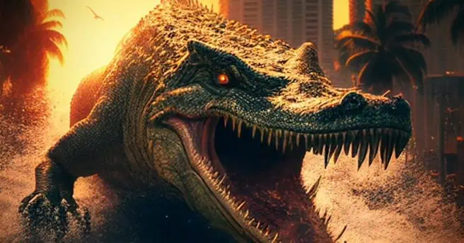 The Asylum has unveiled a poster for their upcoming Cocaine Bear mockbuster Attack of the Meth Gator, coming this summer