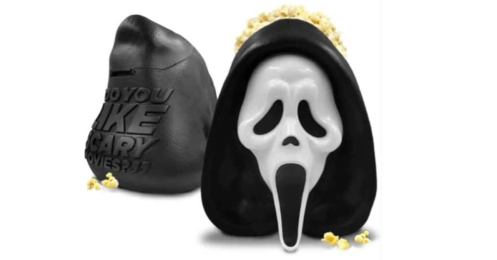 Cinemark is accepting online pre-orders for their Scream 6 Ghostface popcorn tub and will ship them internationally