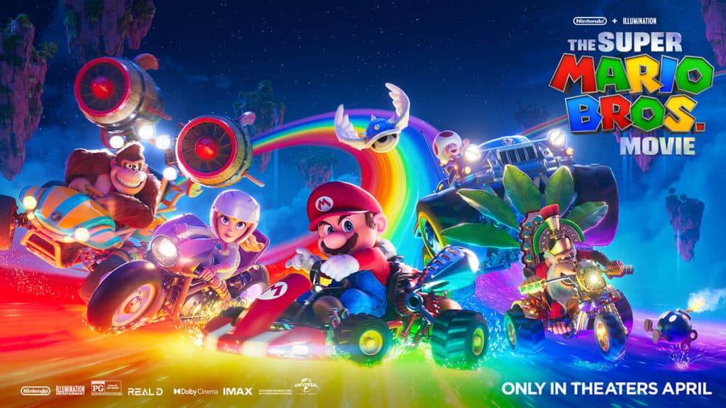 The Super Mario Bros. Movie, poster, Mario Kart, Nintendo, Illumination