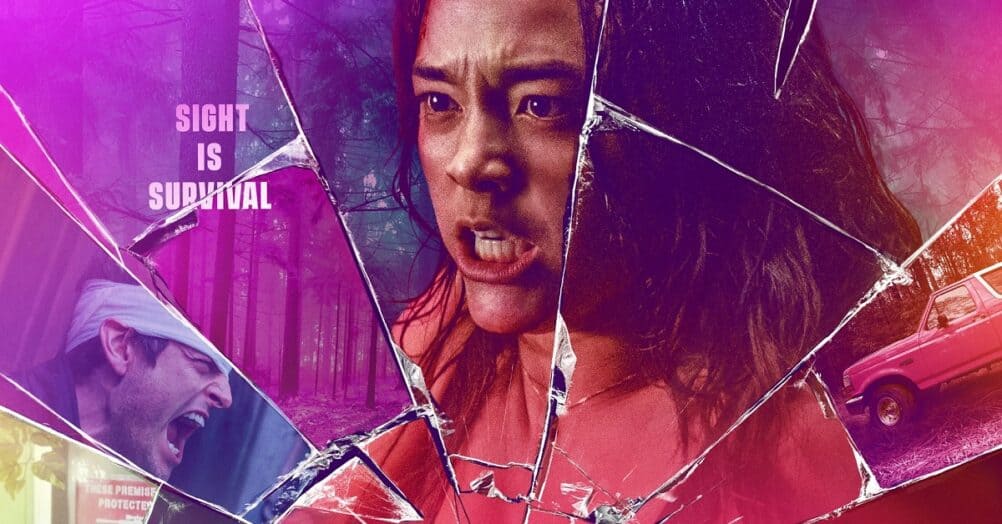 A poster has been unveiled for the Blumhouse / MGM+ thriller Unseen, starring Midori Francis, Jolene Purdy, Missi Pyle, Michael Patrick Lane