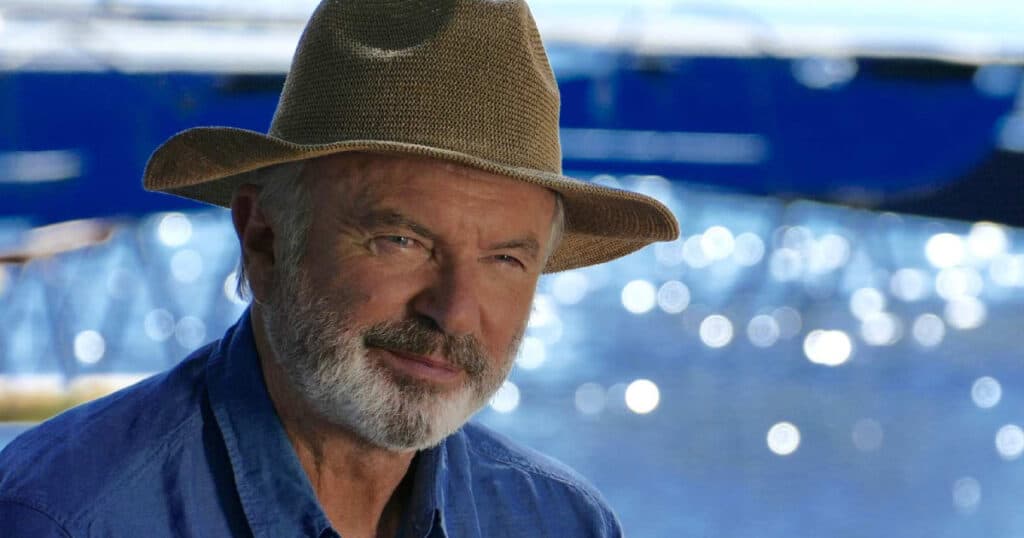 Sam Neill “pleased to be alive” after cancer diagnosis