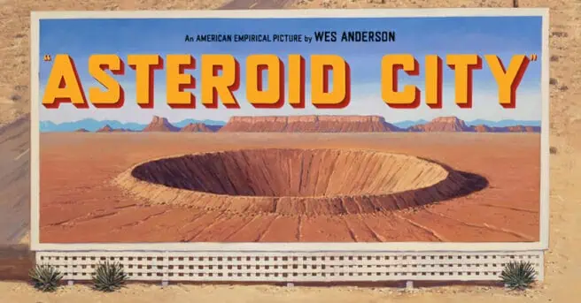 Asteroid City, poster, Wes Anderson