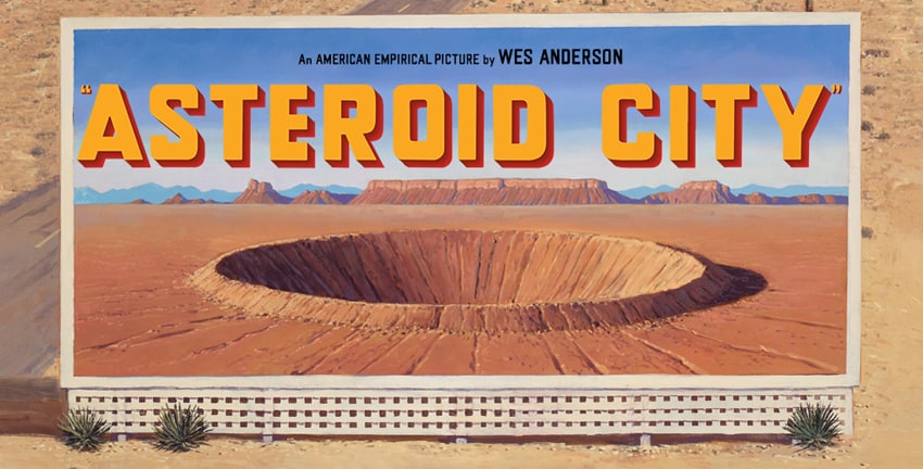 Asteroid City, poster, Wes Anderson