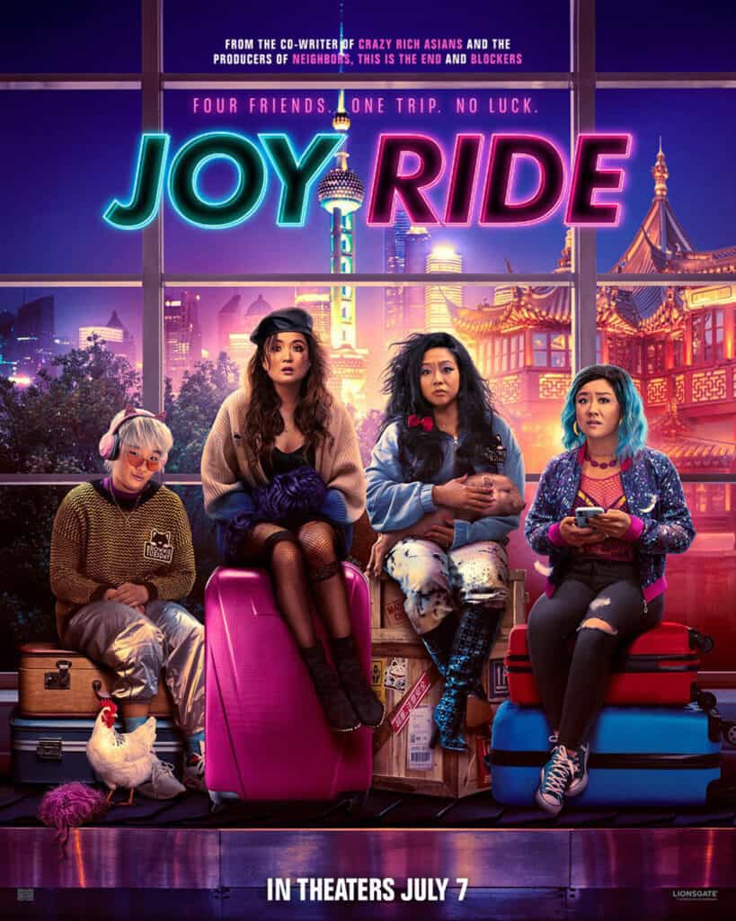 Joy Ride, poster, Ashley Park, Stephanie Hsu, trailer, poster