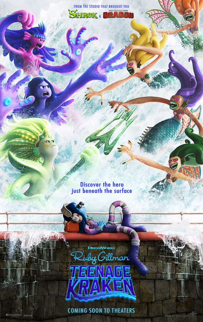Ruby Gillman, Teenage Kraken, DreamWorks, trailer, poster