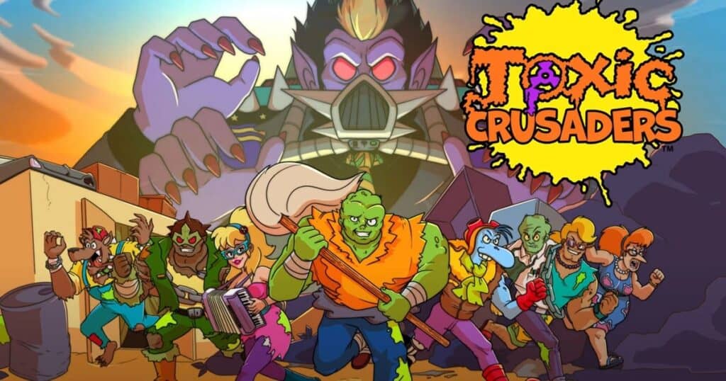 Toxic Crusaders trailer: beat ’em up video game arrives in 2024