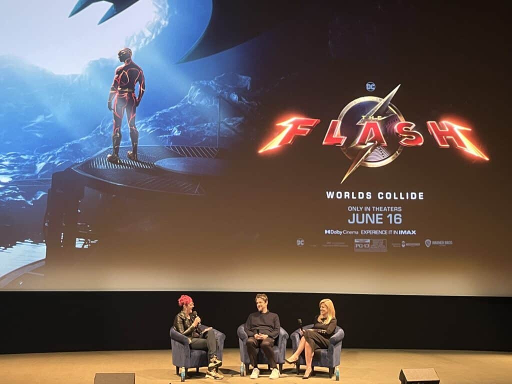 Andy Muschietti and Barbara Muschietti at The Flash (2023) Q&A.