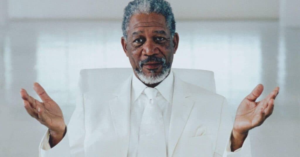 Morgan Freeman admits he often plays himself in movies, does them for money