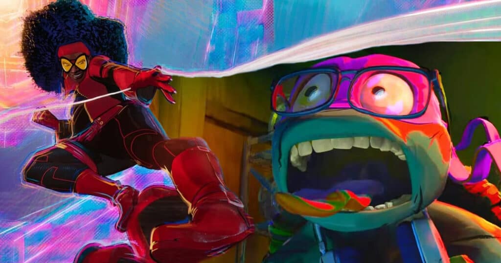 CinemaCon, 2023, Across the Spider-Verse, Teenage Mutant Ninja Turtles: Mutant Mayhem