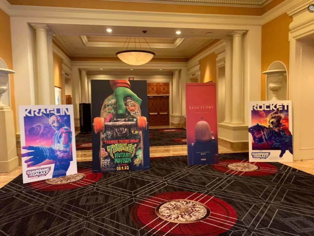 CinemaCon, 2023, Las Vegas, show floor, Guardians of the Galaxy