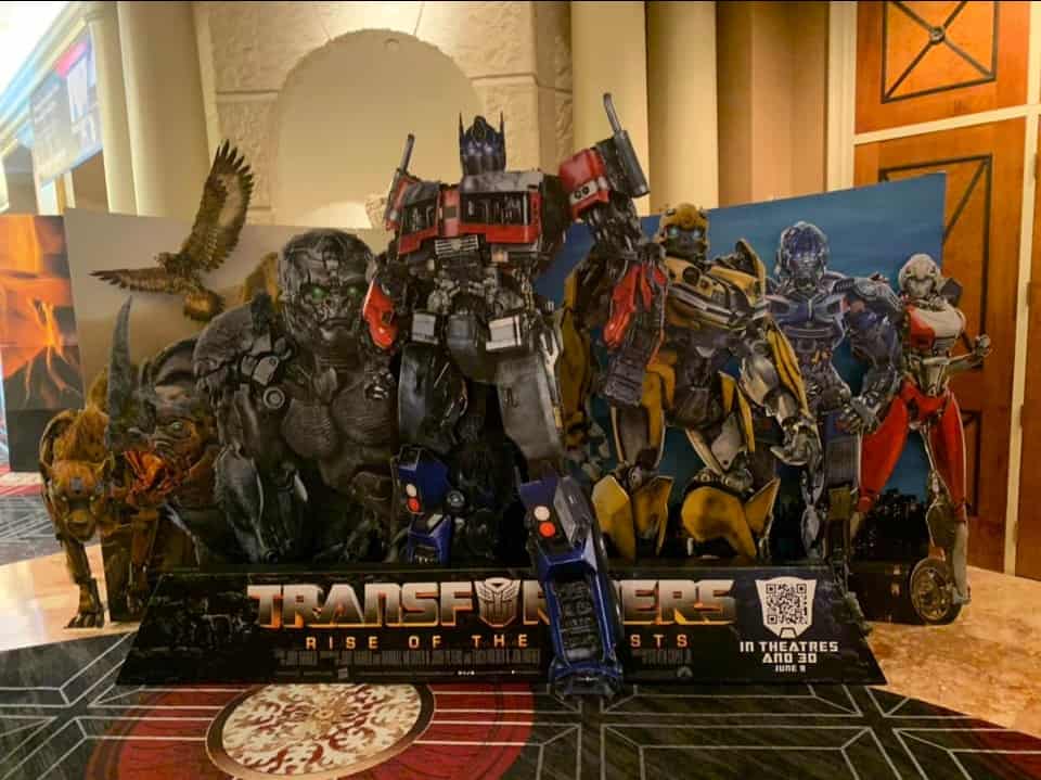 CinemaCon 2023 Las Vegas show floor Transformers Rise of the Beasts