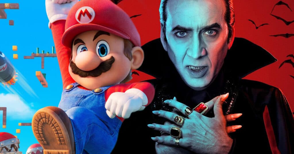 Super Mario Bros continues to dominate the box office as Renfield and Pope’s Exorcist fail to make a mark