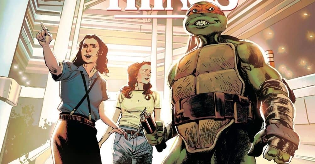 IDW and Dark Horse Comics are teaming up for the Teenage Mutant Ninja Turtles x Stranger Things crossover comic book