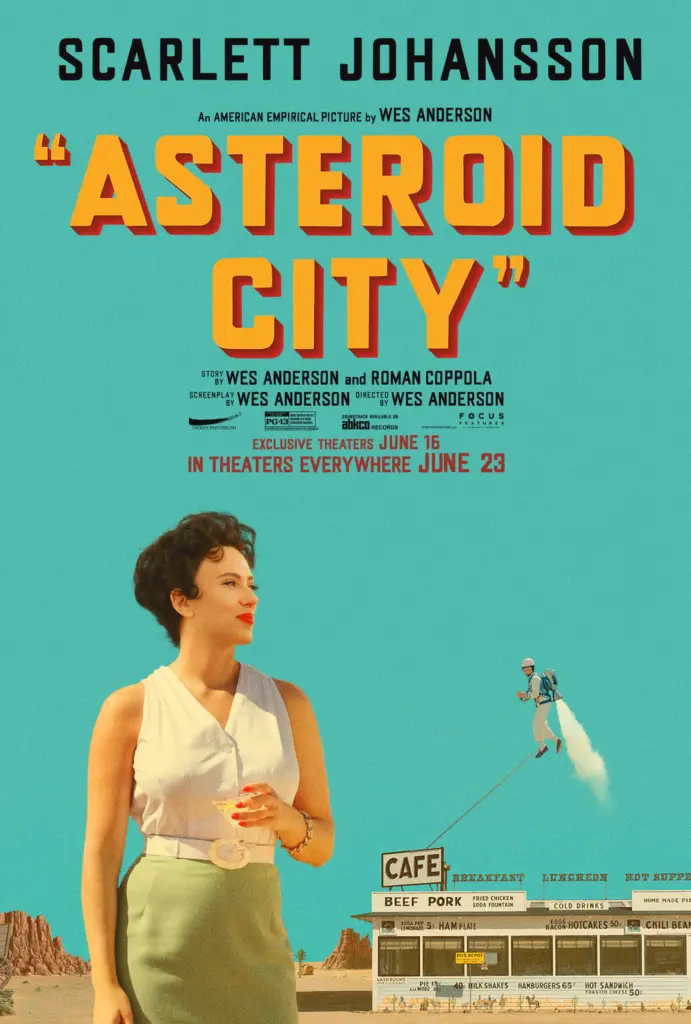 Asteroid City, character poster, Scarlett Johansson