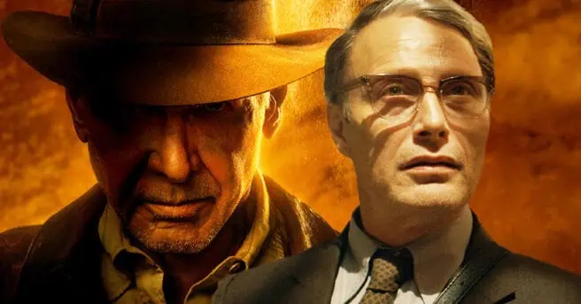 Indiana Jones and the Dial of Destiny, Mads Mikkelsen, Harrison Ford