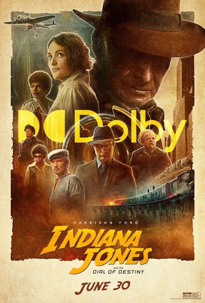 Indiana Jones and the Dial of Destiny, poster, 4DX, Dolby