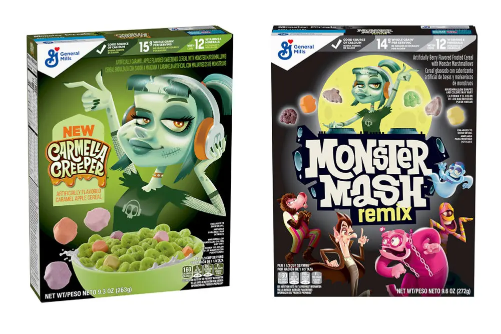 Carmella Creeper: General Mills is expanding the Monster Cereal line-up!