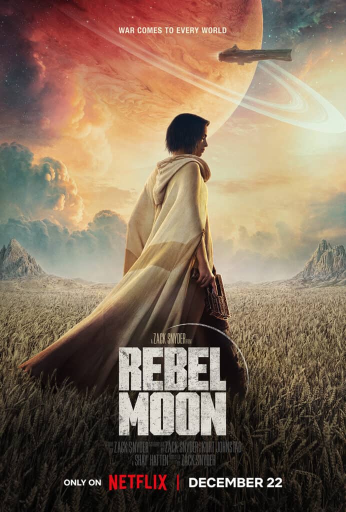 REBEL MOON: Zack Snyder Reveals Full Titles & a Part 2 Release Date for His  Sci-Fi Action Epic! Teaser Trailer Hits Tuesday! – ACTION-FLIX