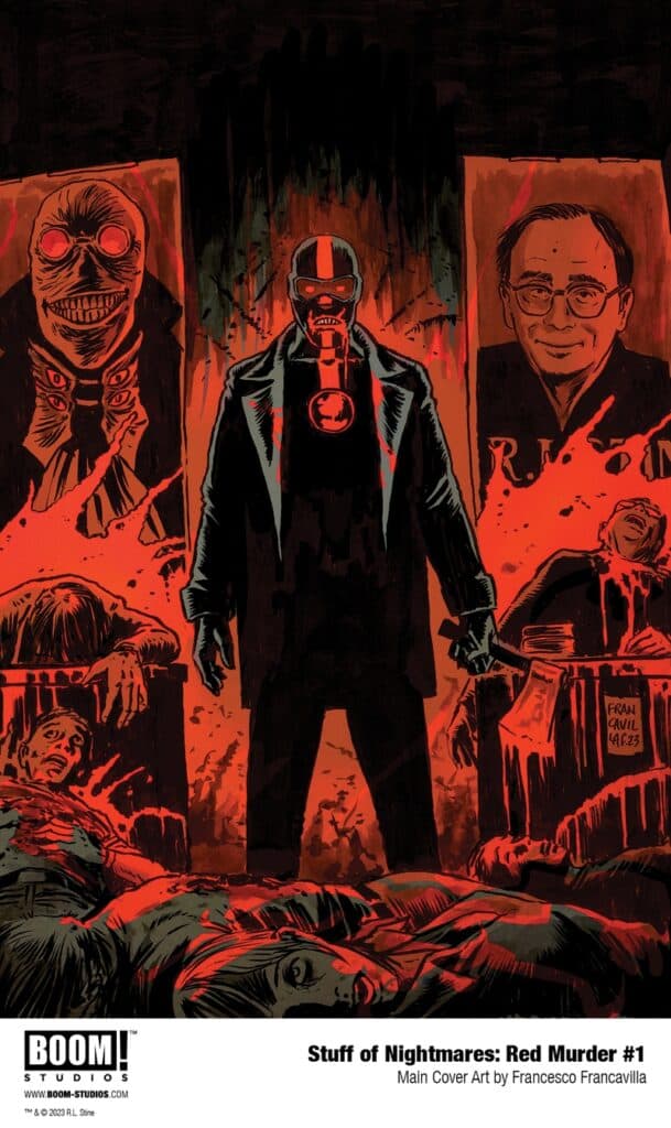 R.L. Stine comic book Stuff of Nightmares: Red Murder coming in September