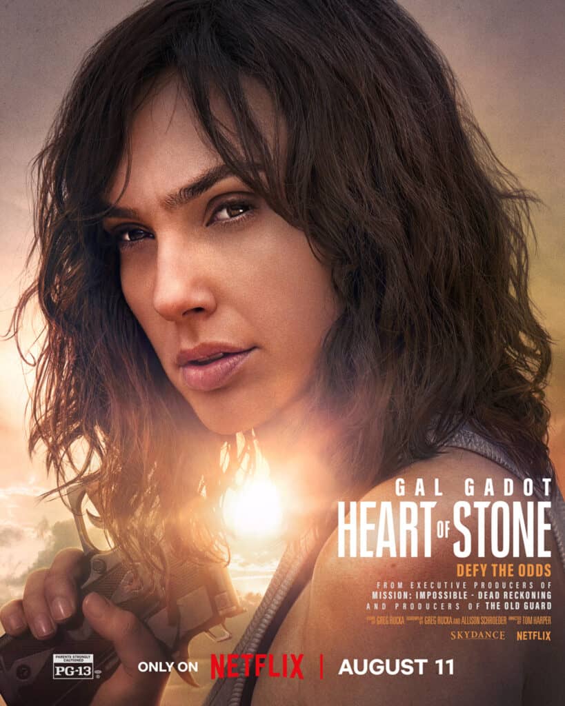 Heart of Stone, Gal Gadot, Netflix, poster