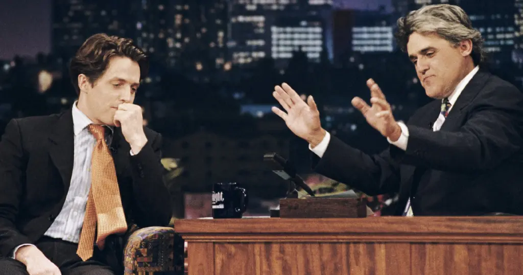 Jay Leno recalls classic Hugh Grant interview