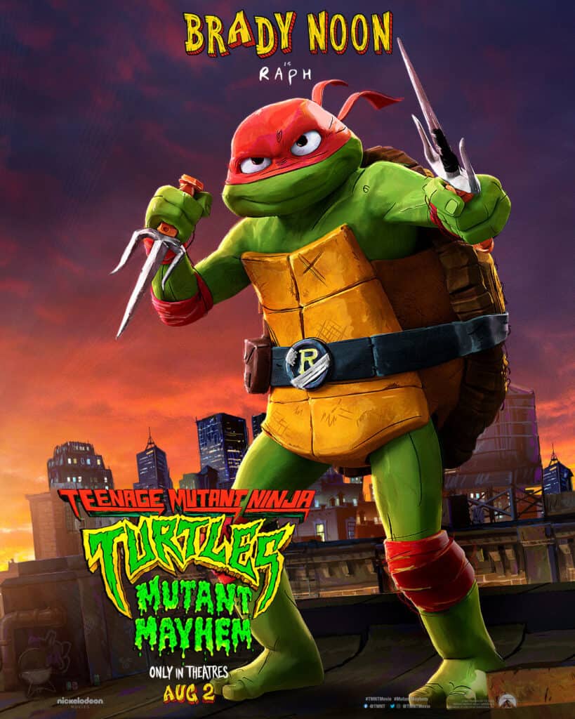 Teenage Mutant Ninja Turtles: Mutant Mayhem, Raph, póster