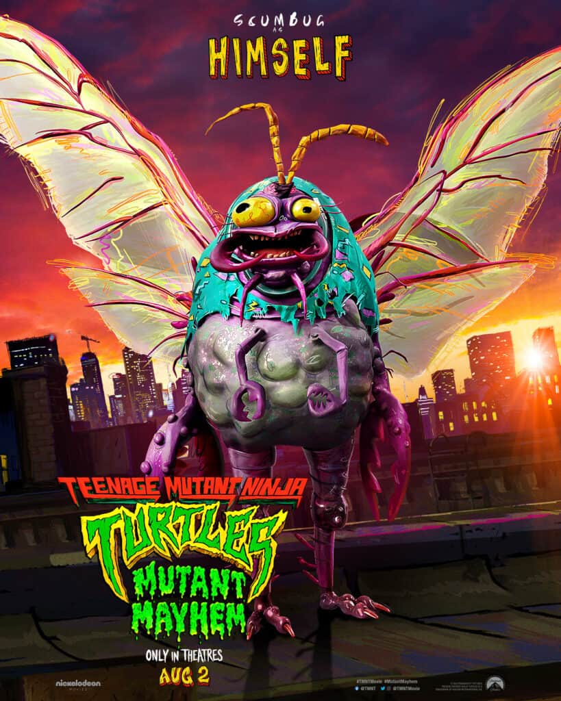 Teenage Mutant Ninja Turtles: Mutant Mayhem, escoria, cartel