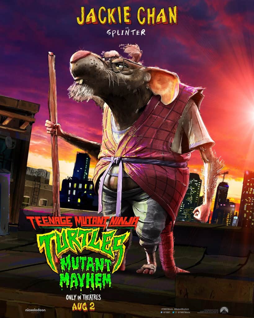 Teenage Mutant Ninja Turtles: Mutant Mayhem, Splinter, póster
