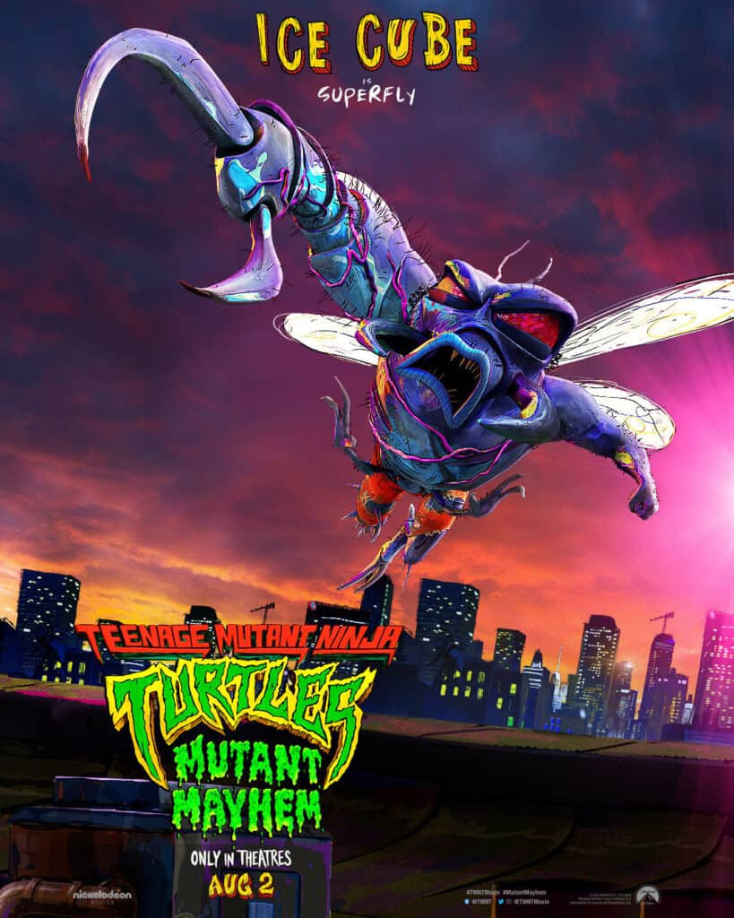 Teenage Mutant Ninja Turtles: Mutant Mayhem, superfly, poster