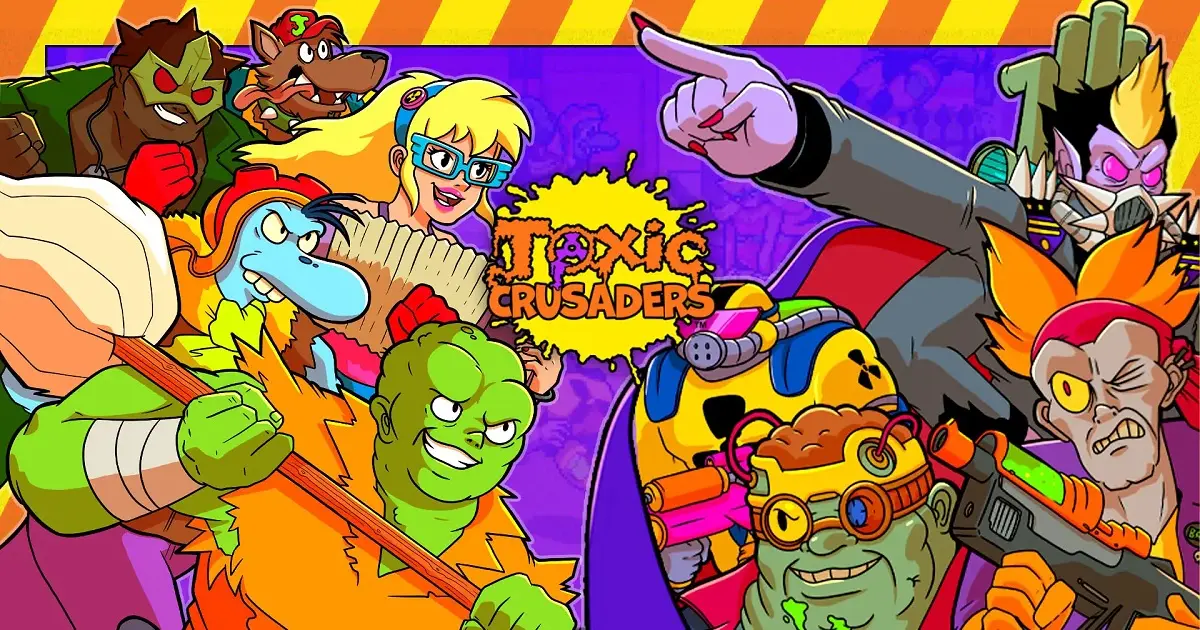 Toxic Crusaders trailer: beat ’em up video game arrives in 2024