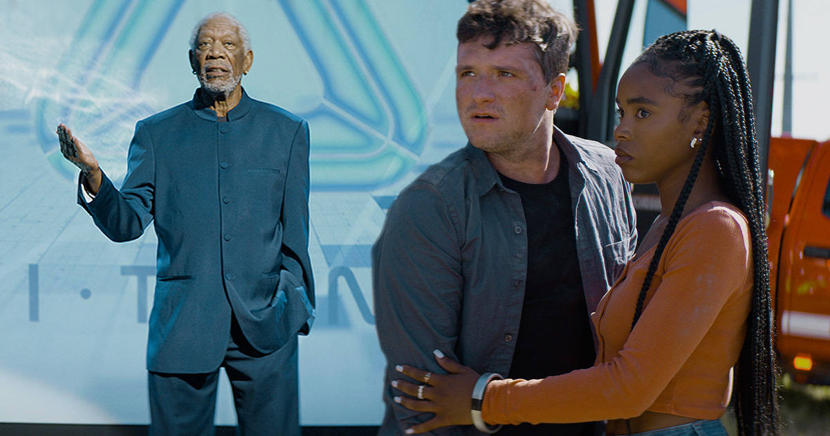 Josh Hutcherson and Morgan Freeman change the future in a new time-bending thriller
