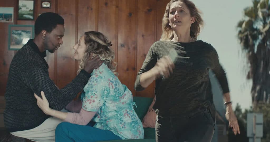 Aporia trailer: A devastated Judy Greer tries to turn back time in Jared Moshe’s new thriller