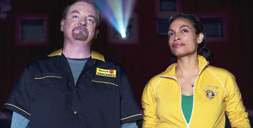 Rosario Dawson reacts to characters fate in Clerks III