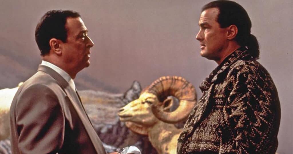 Michael Caine gave backhanded compliment to Steven Seagal at On Deadly Ground premiere