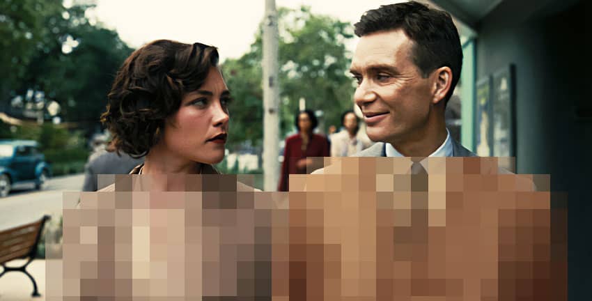 Oppenheimer nudity has been censored in other countries