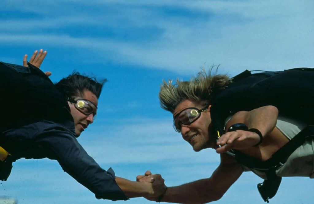 point break skydiving