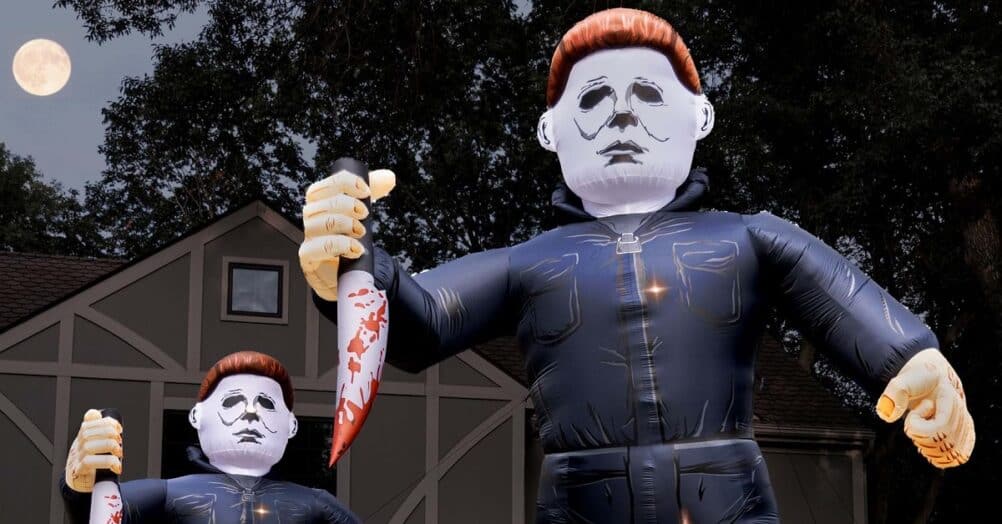 HalloweenCostumes.com is selling three different inflatable Michael Myers decorations that range from 8 feet to 25 feet tall