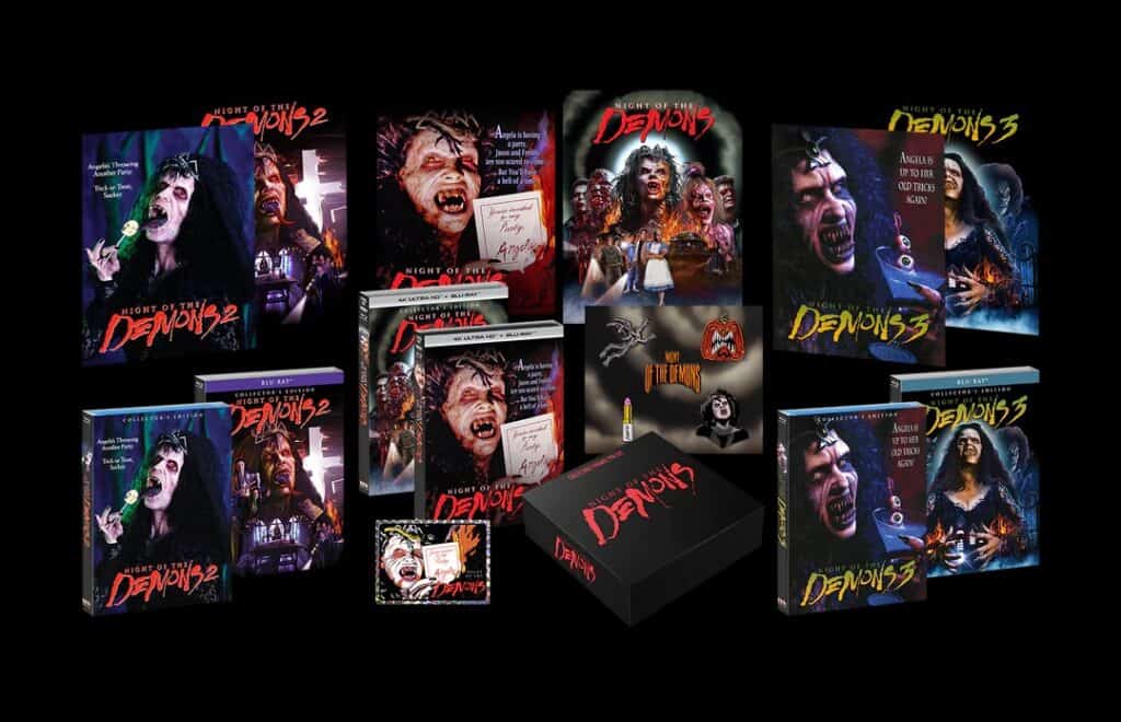 Night of the Demons: Scream Factory brings the first film to 4K and the sequels to Blu-ray
