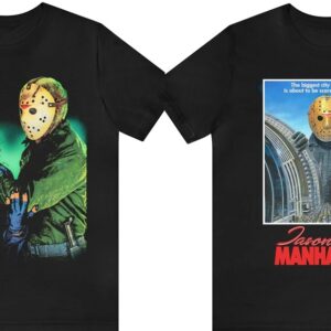 Sadist Art Designs has new T-shirts inspired by Jason Lives: Friday the 13th Part VI and Friday the 13th Part VIII: Jason Takes Manhattan