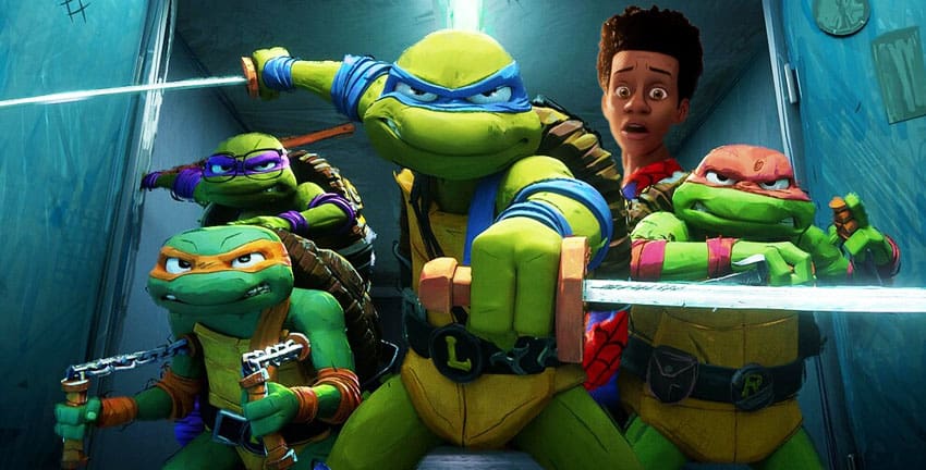 Teenage Mutant Ninja Turtles: Mutant Mayhem, Spider-Man, Spider-Verse