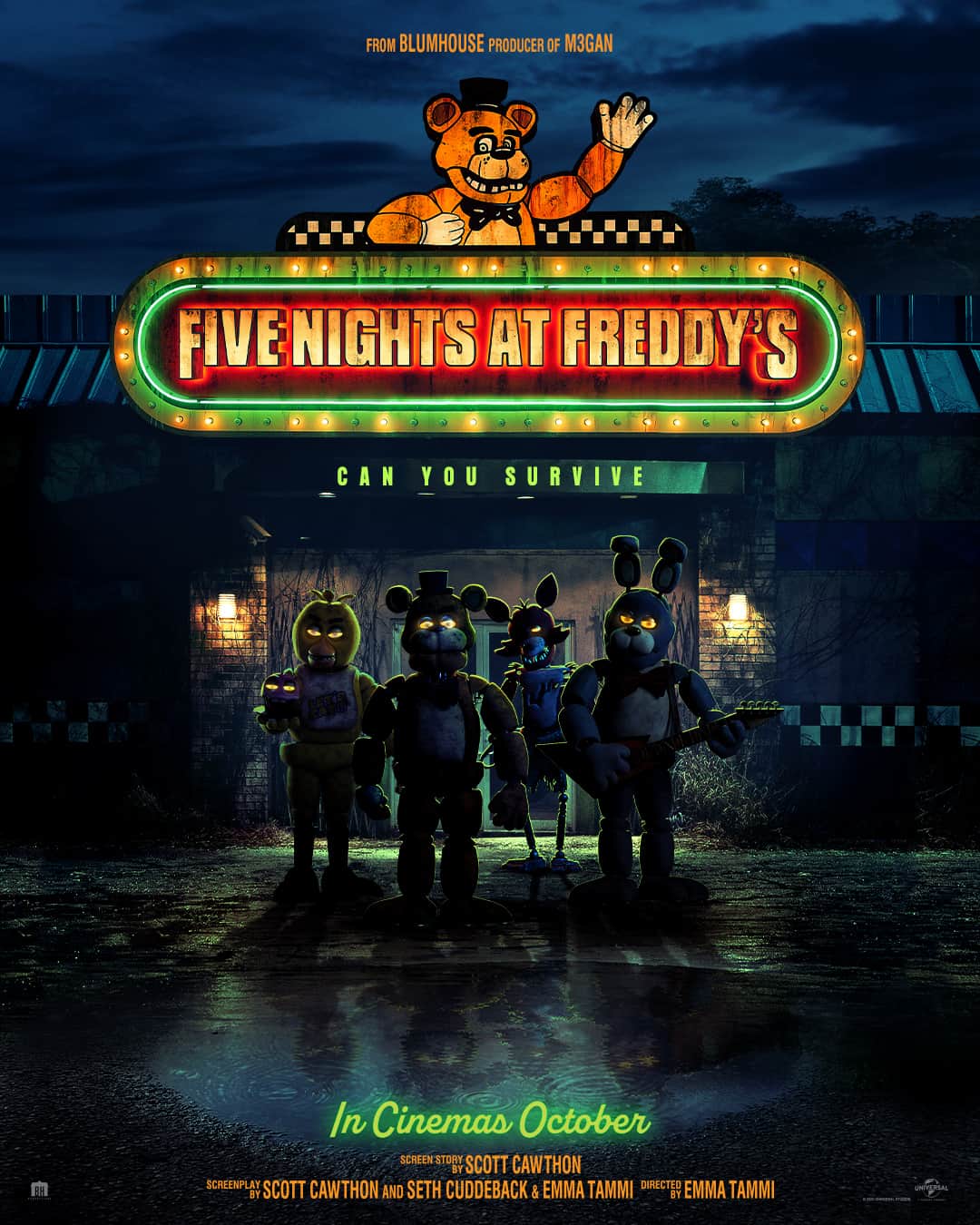 Five Nights at Freddy’s featurette goes behind the scenes of horror video game adaptation