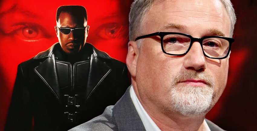 Blade: David Fincher originally worked with David Goyer to develop Wesley Snipes movie
